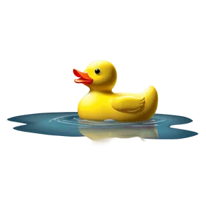 Rubber Duck In A Pond PNG Xvl PNG