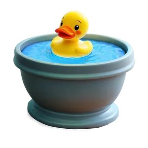 Rubber Duck In Bathtub Png Pyw PNG image