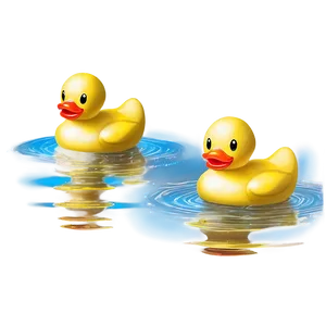 Rubber Duck In Pool PNG Ocx