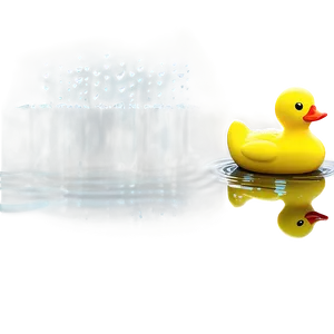 Rubber Duck In Water PNG 92