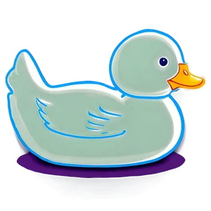 Rubber Duck Outline Png 11 PNG image