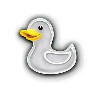 Rubber Duck Outline Png Gxa76 PNG image