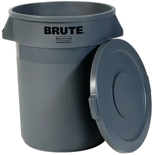 Rubbermaid Brute Commercial Trash Can PNG image