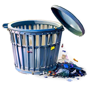Rubbish Bin PNG 05042024