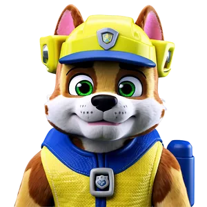Rubble Paw Patrol PNG Lqk2