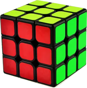 Rubiks Cube Partially Solved PNG image