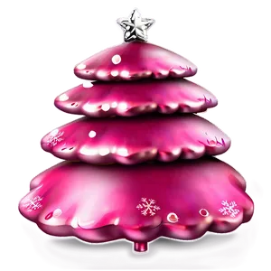 Ruby Pink Christmas Tree PNG Rqo4
