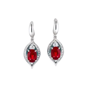 Ruby Red Earring Png Eye PNG image