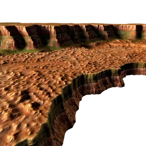 Rugged Mesa Terrain PNG 06252024