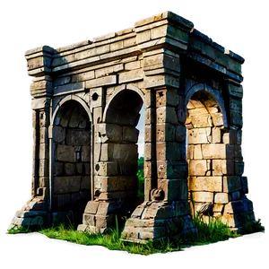 Ruins Of A Building PNG Vvp