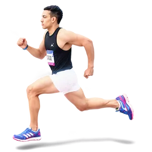Runner Man In Race PNG 06132024 PNG