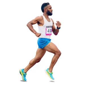 Runner Man In Race PNG Fma PNG