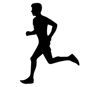 Runner Silhouette Profile PNG
