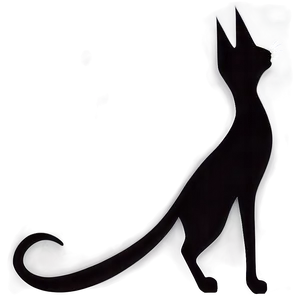 Running Cat Silhouette PNG 48