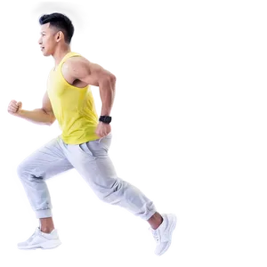 Running Man Health Concept PNG Sev19 PNG