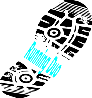 Running Shoe Printwith Text PNG
