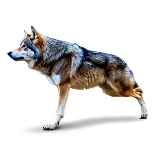 Running Wolf Motion Capture PNG 05032024