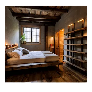 Rustic Airbnb Loft Png 06202024 PNG image