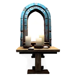 Rustic Altar Design Png 56 PNG image