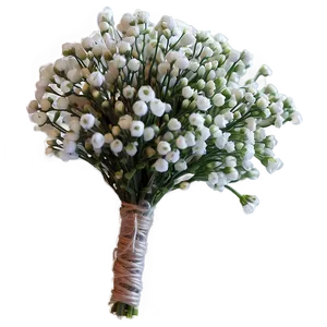 Rustic Baby's Breath Boutonniere Png Lby54 PNG image