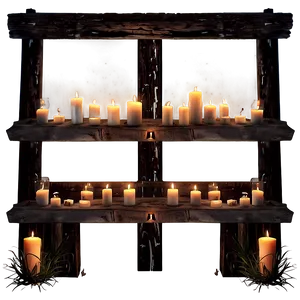 Rustic Barn Altar PNG 06242024