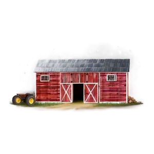 Rustic Barn Building PNG 05242024