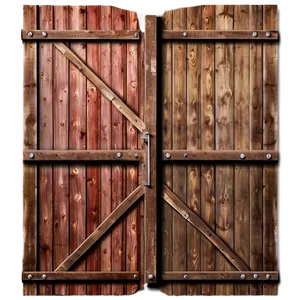 Rustic Barn Door PNG 06292024