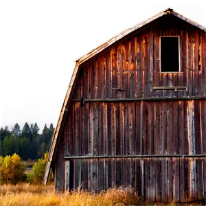 Rustic Barn In Autumn PNG 06282024 PNG