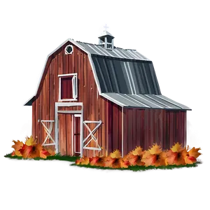 Rustic Barn In Autumn PNG 28 PNG