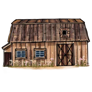 Rustic Barn Png 06122024 PNG image