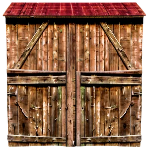 Rustic Barn Wall PNG 28