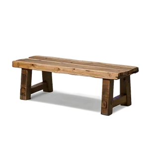 Rustic Bench PNG 92