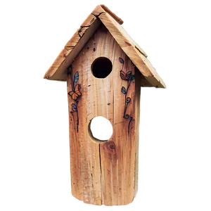 Rustic Birdhouse PNG 06292024