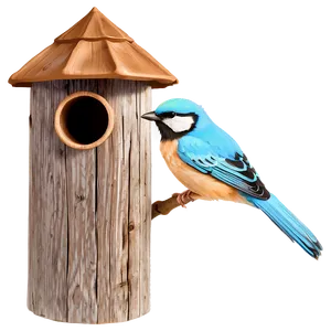 Rustic Birdhouse PNG Pdl7 PNG