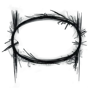 Rustic Black Sketch Border PNG 69 PNG
