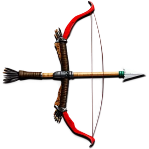 Rustic Bow And Arrow Png 05252024 PNG image