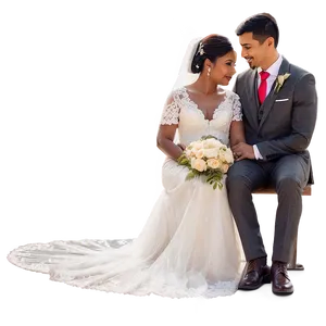 Rustic Bride And Groom PNG 06262024