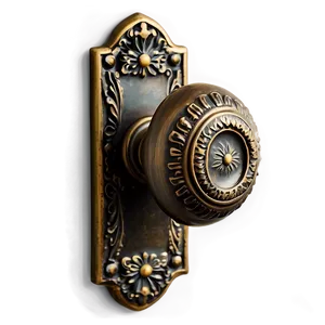 Rustic Bronze Door Knob Png 06252024 PNG image