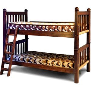 Rustic Bunk Bed PNG 06132024 PNG