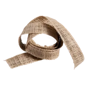 Rustic Burlap Ribbon PNG 06242024
