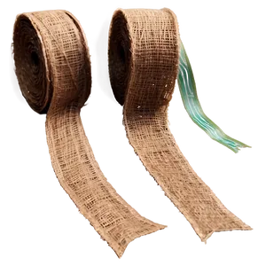 Rustic Burlap Ribbon PNG Uye41