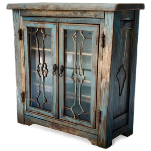 Rustic Cabinet Style PNG Hma