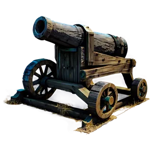 Rustic Cannon Png 05242024 PNG image