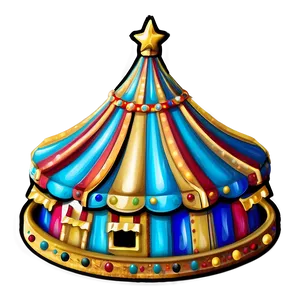 Rustic Carnival Tent Charm PNG 99