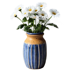 Rustic Ceramic Flower Vase Png Qpm86 PNG image