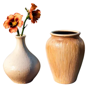 Rustic Ceramic Vases Png 14 PNG image