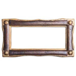 Rustic Certificate Frame PNG 06262024
