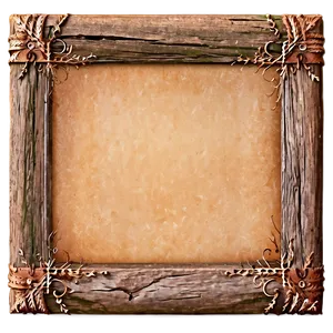 Rustic Certificate Frame PNG Wef59 PNG