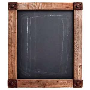 Rustic Chalkboard PNG Mco91 PNG