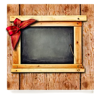 Rustic Chalkboard PNG Mgw